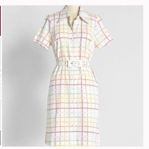 Modcloth Intersection of extraordinary dress S